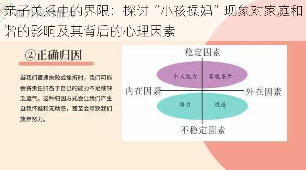 亲子关系中的界限：探讨“小孩操妈”现象对家庭和谐的影响及其背后的心理因素