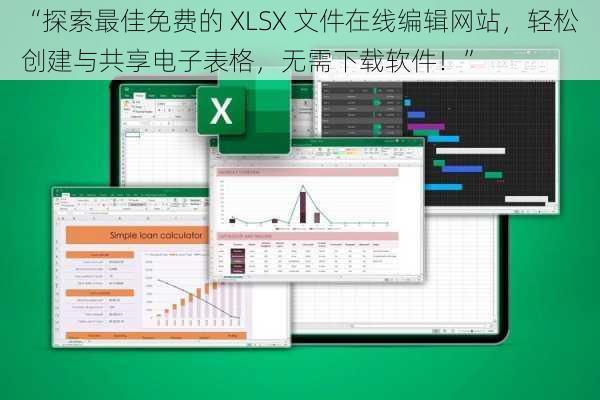 “探索最佳免费的 XLSX 文件在线编辑网站，轻松创建与共享电子表格，无需下载软件！”