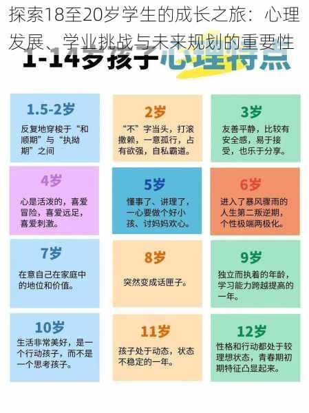 探索18至20岁学生的成长之旅：心理发展、学业挑战与未来规划的重要性