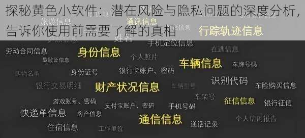 探秘黄色小软件：潜在风险与隐私问题的深度分析，告诉你使用前需要了解的真相