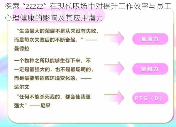 探索“zzzzz”在现代职场中对提升工作效率与员工心理健康的影响及其应用潜力