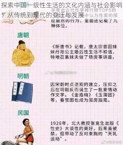 探索中国一级性生活的文化内涵与社会影响：从传统到现代的变迁与发展