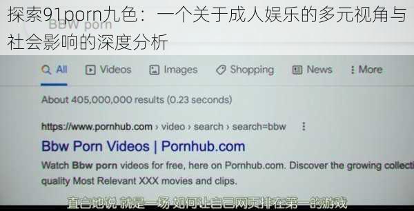 探索91porn九色：一个关于成人娱乐的多元视角与社会影响的深度分析