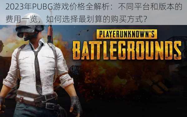 2023年PUBG游戏价格全解析：不同平台和版本的费用一览，如何选择最划算的购买方式？