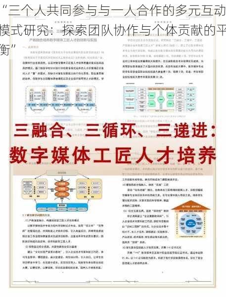 “三个人共同参与与一人合作的多元互动模式研究：探索团队协作与个体贡献的平衡”