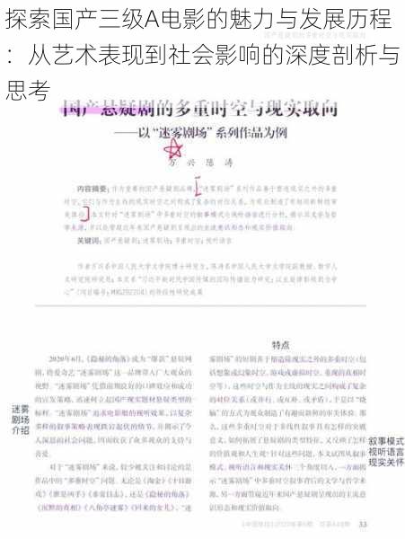 探索国产三级A电影的魅力与发展历程：从艺术表现到社会影响的深度剖析与思考