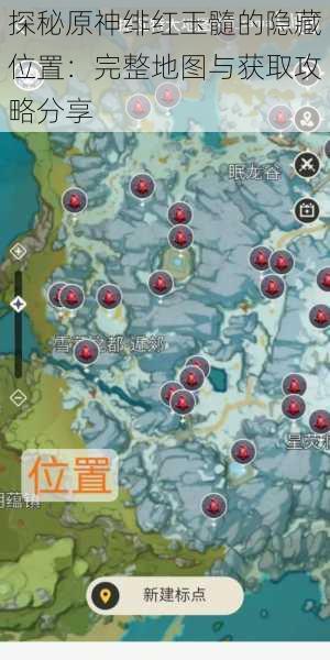 探秘原神绯红玉髓的隐藏位置：完整地图与获取攻略分享