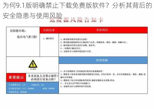 为何9.1版明确禁止下载免费版软件？分析其背后的安全隐患与使用风险