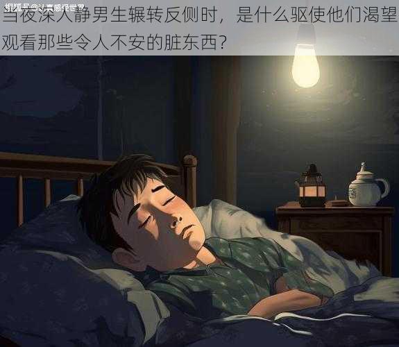 当夜深人静男生辗转反侧时，是什么驱使他们渴望观看那些令人不安的脏东西？