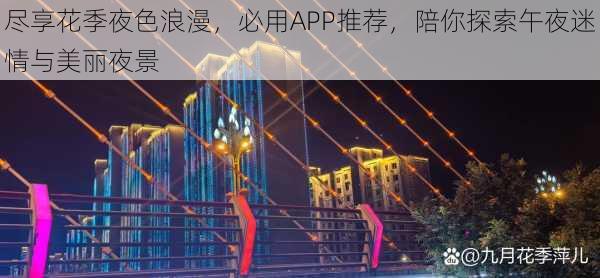 尽享花季夜色浪漫，必用APP推荐，陪你探索午夜迷情与美丽夜景