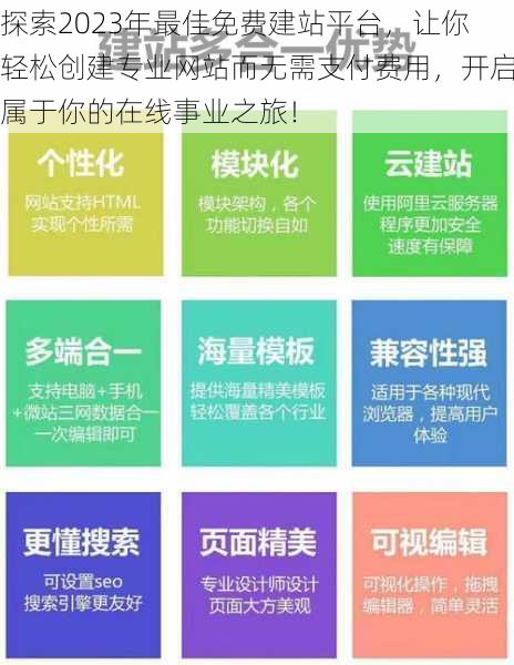 探索2023年最佳免费建站平台，让你轻松创建专业网站而无需支付费用，开启属于你的在线事业之旅！