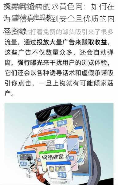 探寻网络中的求黄色网：如何在海量信息中找到安全且优质的内容资源