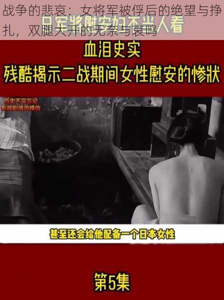 战争的悲哀：女将军被俘后的绝望与挣扎，双腿大开的无奈与哀鸣