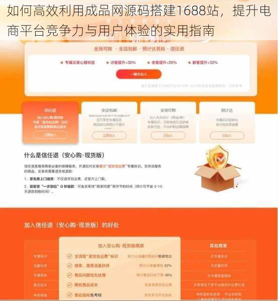 如何高效利用成品网源码搭建1688站，提升电商平台竞争力与用户体验的实用指南