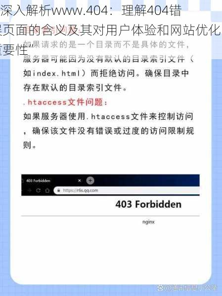 “深入解析www.404：理解404错误页面的含义及其对用户体验和网站优化的重要性”