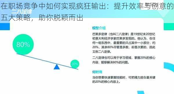 在职场竞争中如何实现疯狂输出：提升效率与创意的五大策略，助你脱颖而出