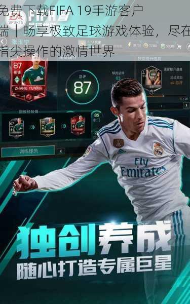 免费下载FIFA 19手游客户端｜畅享极致足球游戏体验，尽在指尖操作的激情世界