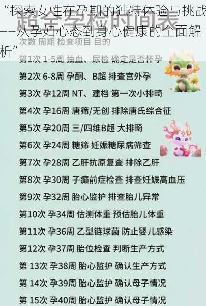 “探索女性在孕期的独特体验与挑战——从孕妇心态到身心健康的全面解析”