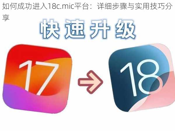 如何成功进入18c.mic平台：详细步骤与实用技巧分享