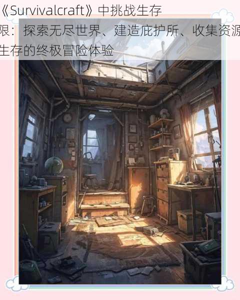 在《Survivalcraft》中挑战生存极限：探索无尽世界、建造庇护所、收集资源以求生存的终极冒险体验