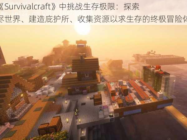 在《Survivalcraft》中挑战生存极限：探索无尽世界、建造庇护所、收集资源以求生存的终极冒险体验