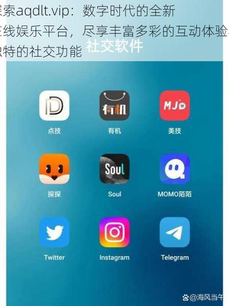 探索aqdlt.vip：数字时代的全新在线娱乐平台，尽享丰富多彩的互动体验与独特的社交功能