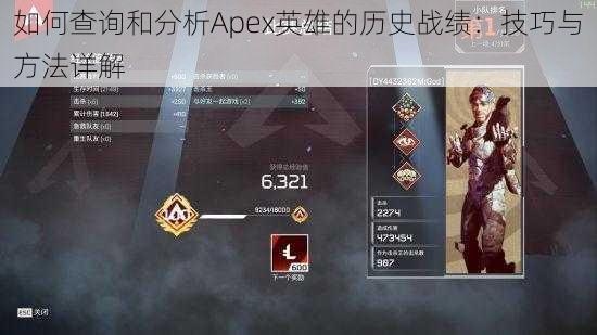 如何查询和分析Apex英雄的历史战绩：技巧与方法详解