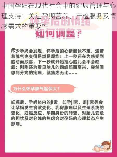 中国孕妇在现代社会中的健康管理与心理支持：关注孕期营养、产检服务及情感需求的重要性