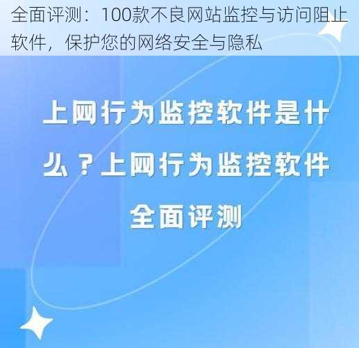 全面评测：100款不良网站监控与访问阻止软件，保护您的网络安全与隐私