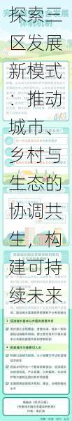 探索三区发展新模式：推动城市、乡村与生态的协调共生，构建可持续未来